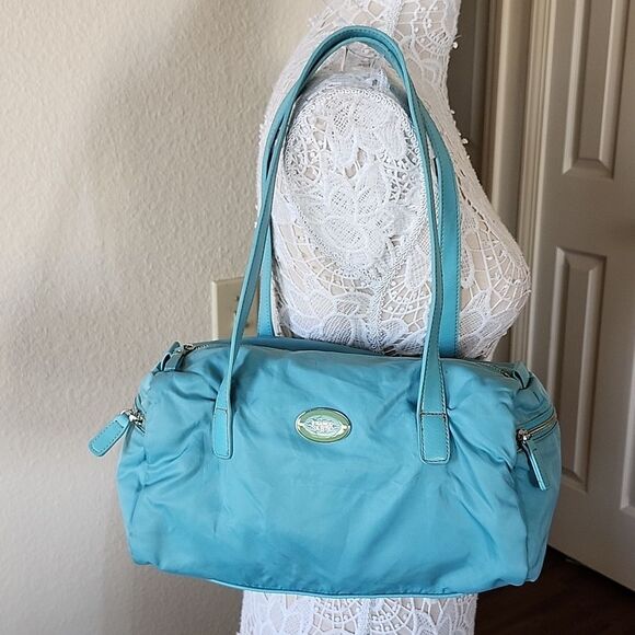 Franco Sarto Canvas and Leather Bag - Picture 1 of 7